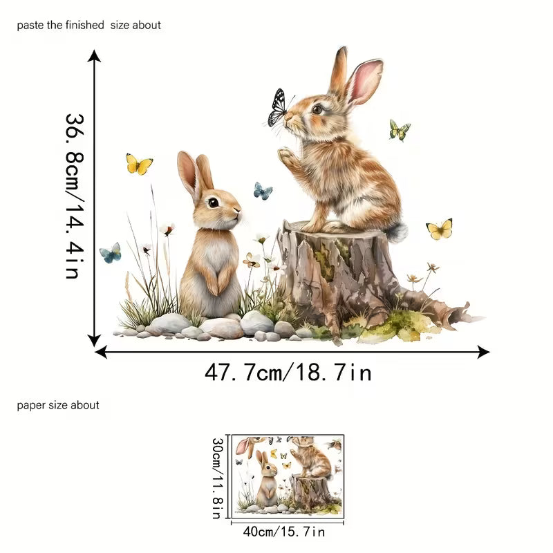 WildWall Friends Animal Wall Stickers