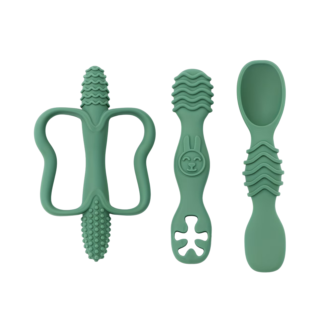 TinyBites Teether & Spoon Set