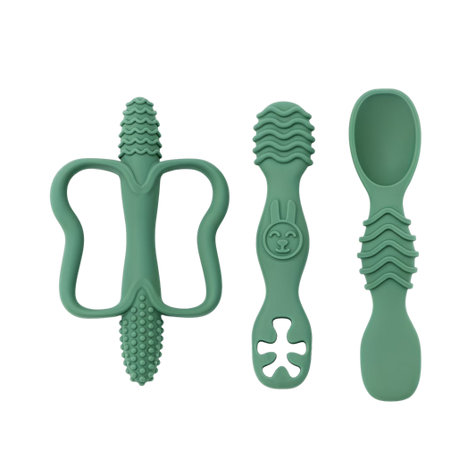 TinyBites Teether & Spoon Set
