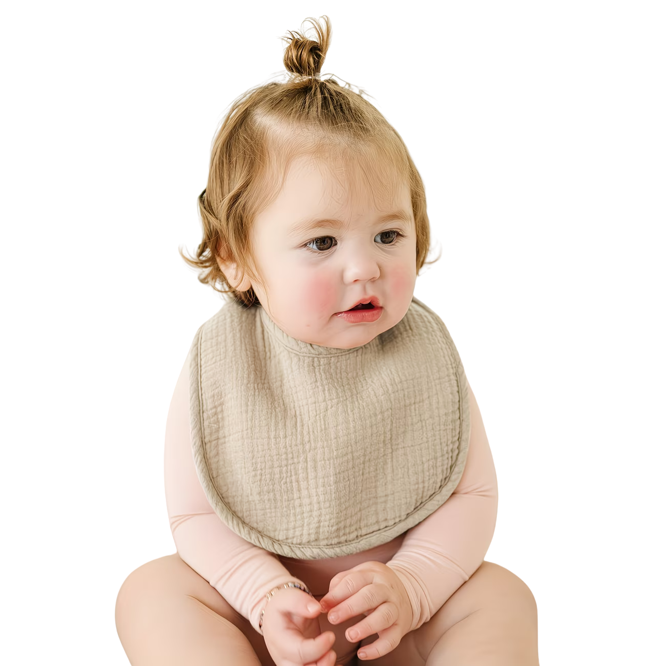 PureHug Muslin Baby Bibs (3-Pack)