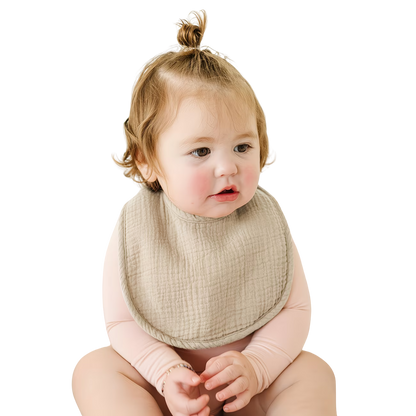 PureHug Muslin Baby Bibs (3-Pack)