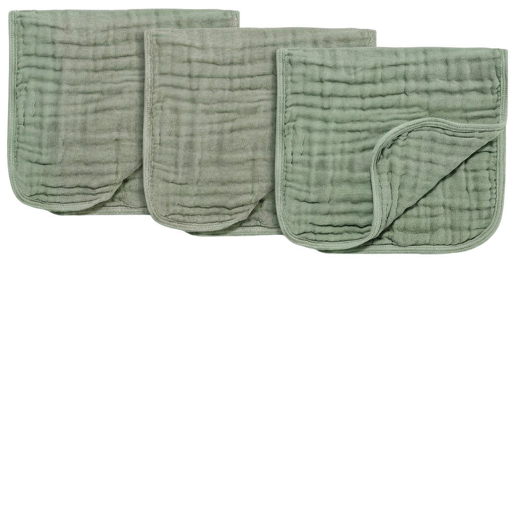 PureHug Muslin Feeding Cloth Set (3-Pack)