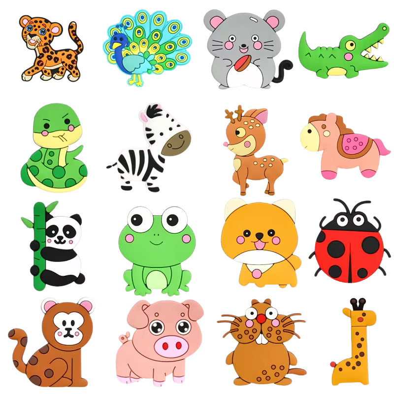 WildBuddies Cartoon Magnet Set (Set of 6)