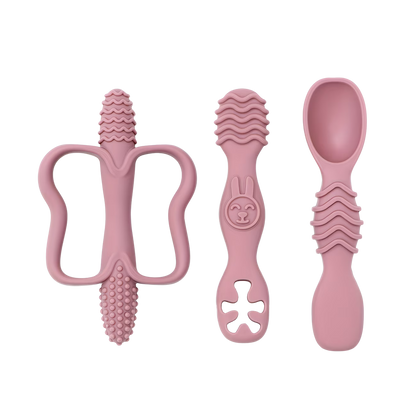 TinyBites Teether & Spoon Set