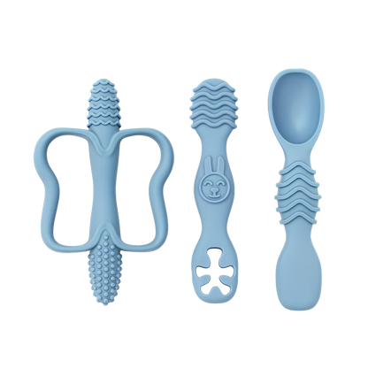 TinyBites Teether & Spoon Set