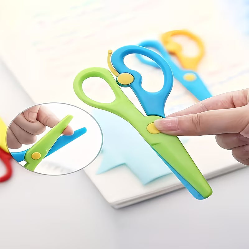 TinyChef Tools Plastic Safety Scissors Set