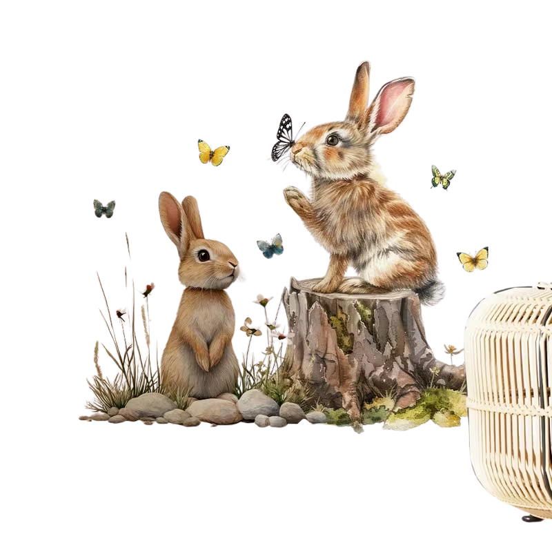 WildWall Friends Animal Wall Stickers