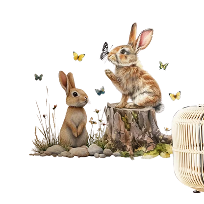 WildWall Friends Animal Wall Stickers