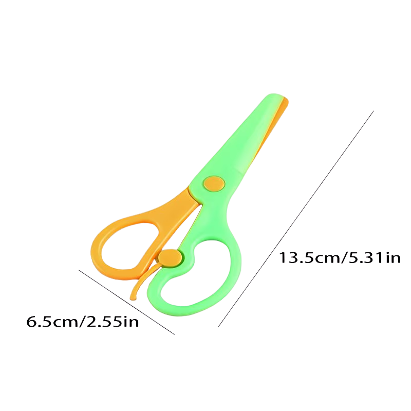 TinyChef Tools Plastic Safety Scissors Set