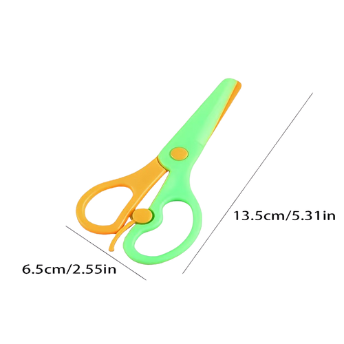 TinyChef Tools Plastic Safety Scissors Set