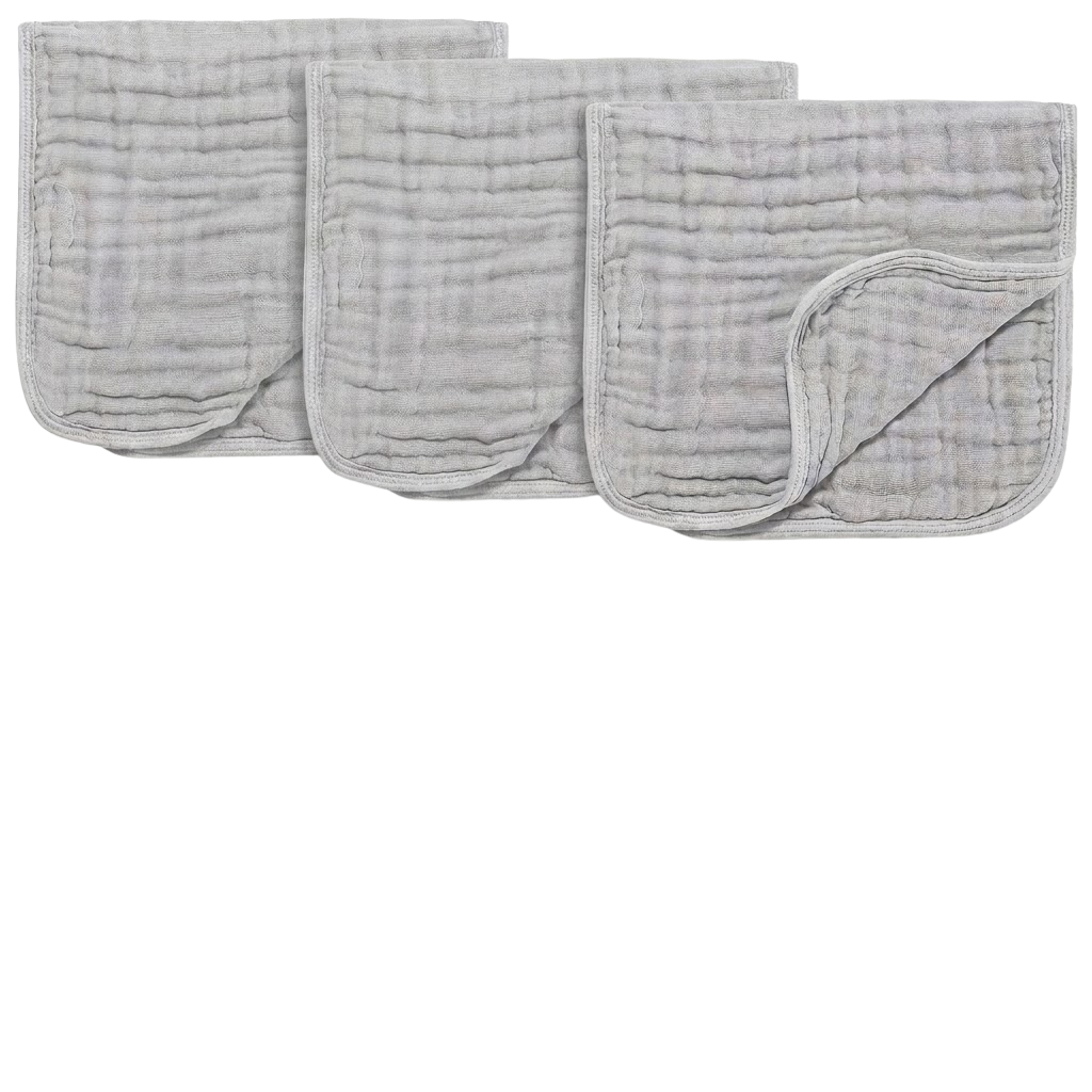PureHug Muslin Feeding Cloth Set (3-Pack)